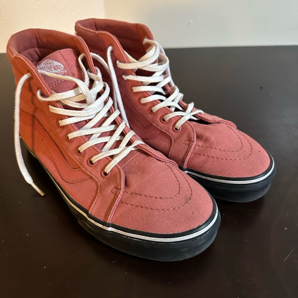 Vans SK8 Hi reissue Faded Rose/black sole